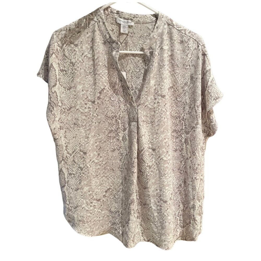 Carolina Belle Snake Print Blouse | Career, Office, Casual | NWT | Size M